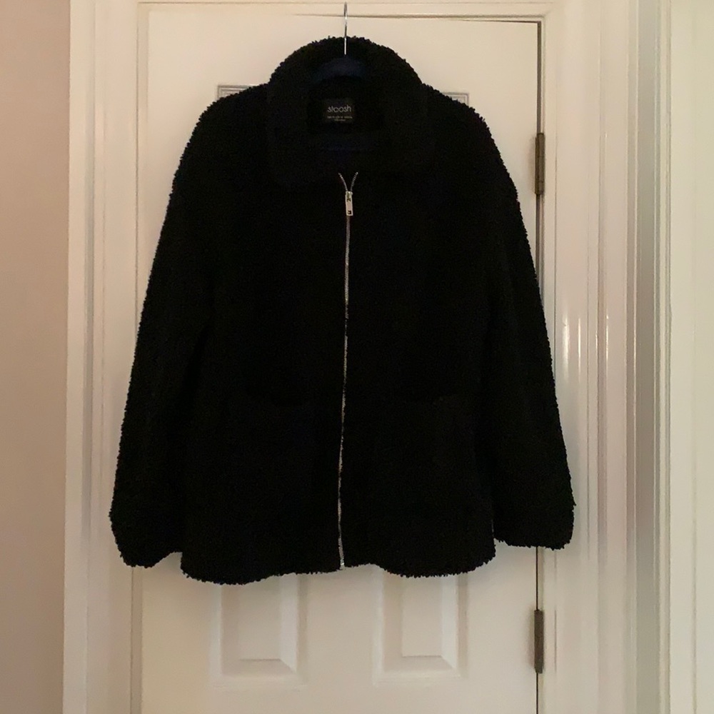 Sherpa black jacket. Very warm and gently used.